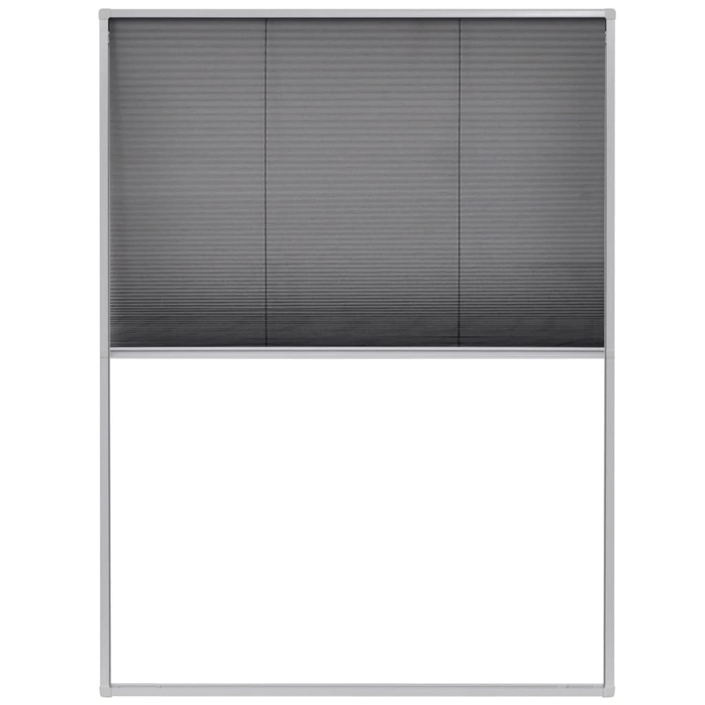Zanzariera Plissettata per Finestre in Alluminio 60x80 cm