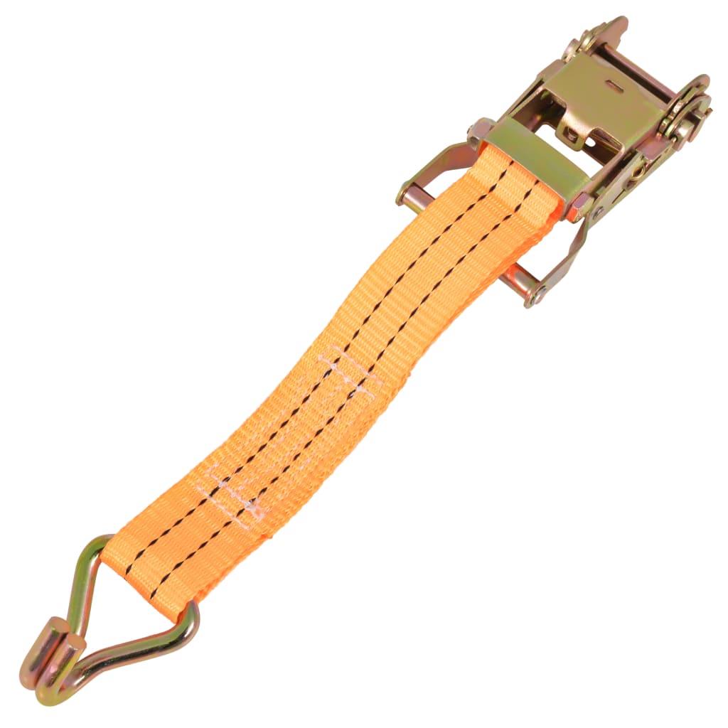 Cinghie d'Ancoraggio 4 pz a Cricchetto 1 T 6mx38mm Arancione