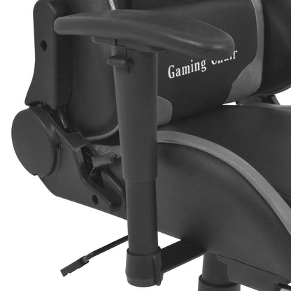 Sedia da gaming Grigio 70 x 71 x 136 cm Pelle Artificiale