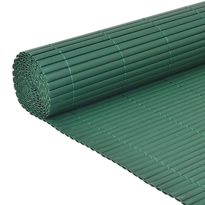 Recinzione da Giardino a Doppio Lato in PVC 90x300 cm Verde