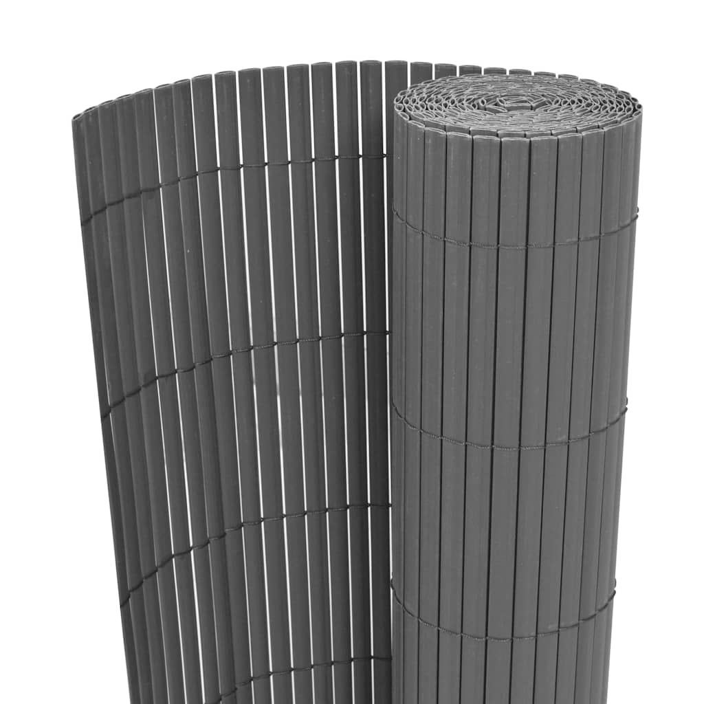 Recinzione per Giardino Grigio 150 x 300 cm PVC