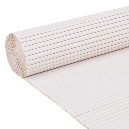 Recinzione per Giardino Bianco 150 x 500 cm PVC