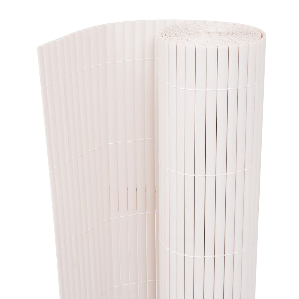 Recinzione per Giardino Bianco 150 x 500 cm PVC
