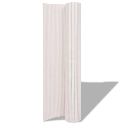 Recinzione per Giardino Bianco 150 x 500 cm PVC