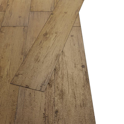 Listoni Pavimenti Non Autoadesivi 5,26m² 2mm Marrone Noce