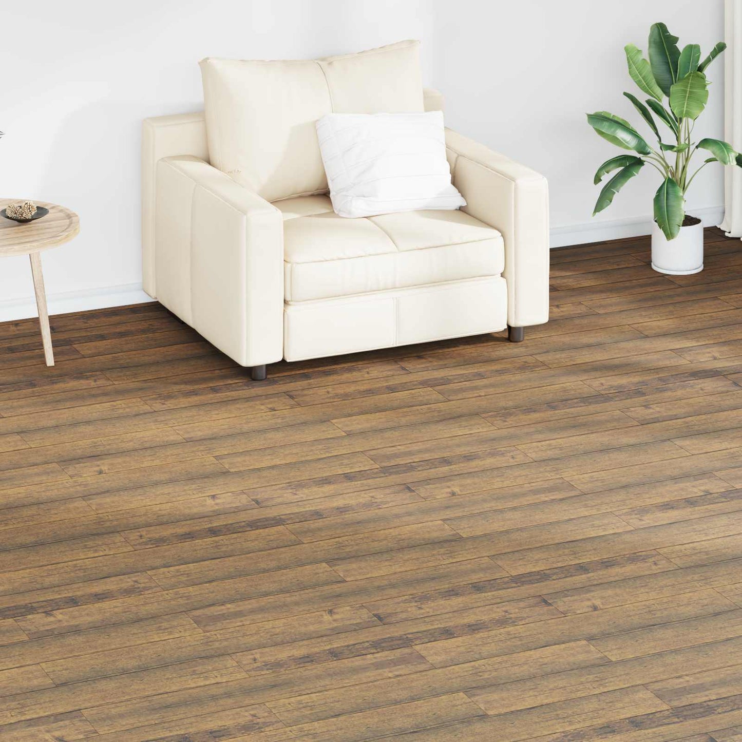 Tavole per Pavimenti 36 pcs Marrone Noce 5,02 mÂ² PVC