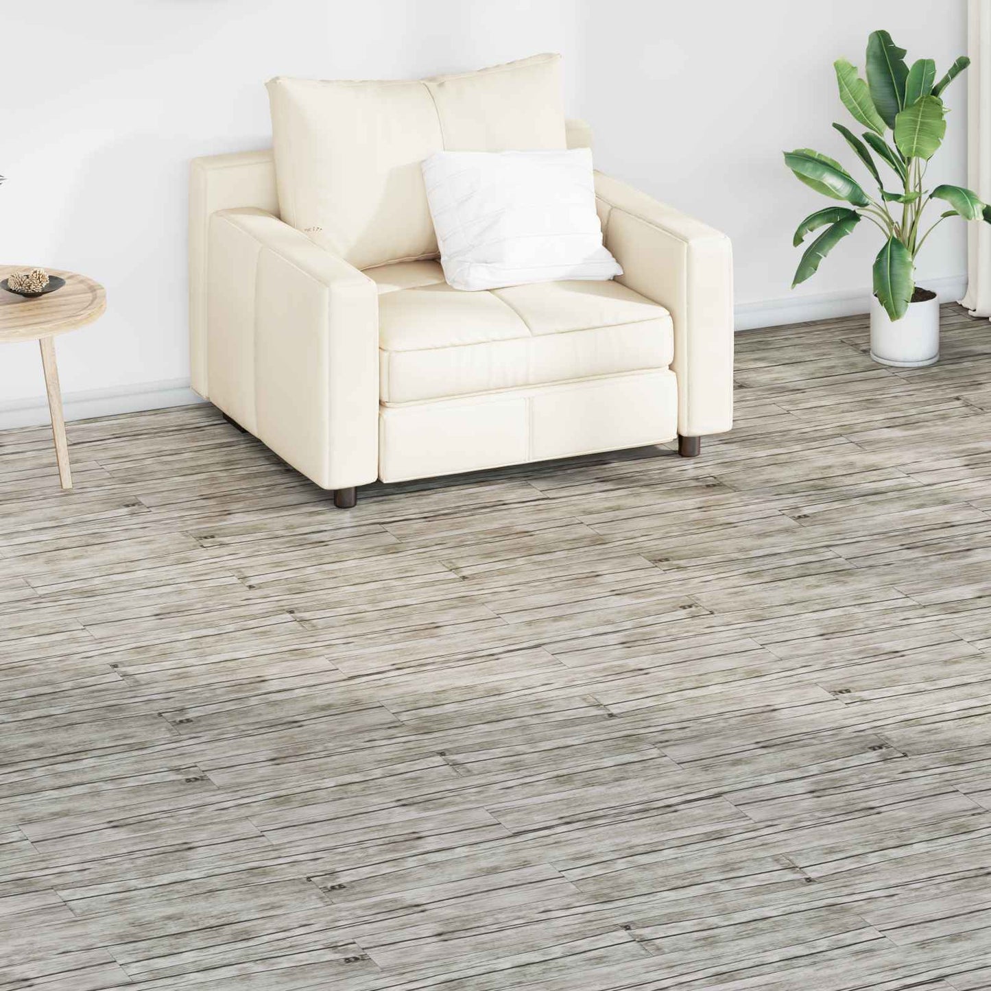 Tavole per Pavimenti 36 pcs Grigio 5,02 mÂ² PVC