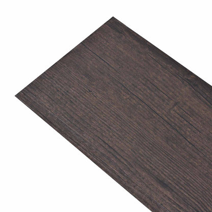 Tavole per Pavimenti 36 pcs Marrone Scuro 5,02 mÂ² PVC