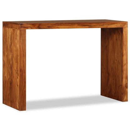 Tavolo Consolle in Legno Massello Finitura Ambra 110x40x76 cm