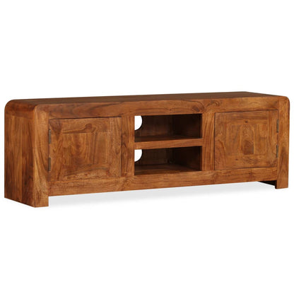 Mobile TV in Legno Massello con Finitura Ambra 120x30x40 cm