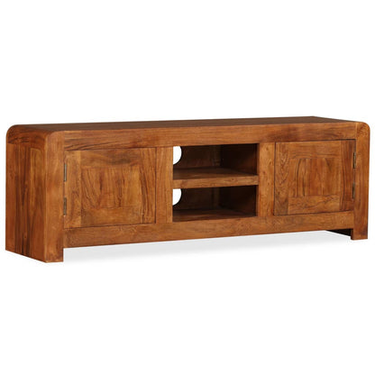 Mobile TV in Legno Massello con Finitura Ambra 120x30x40 cm