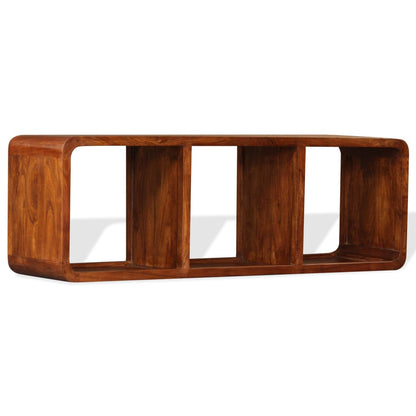 Mobile TV in Legno Massello con Finitura Ambra 120x30x40 cm