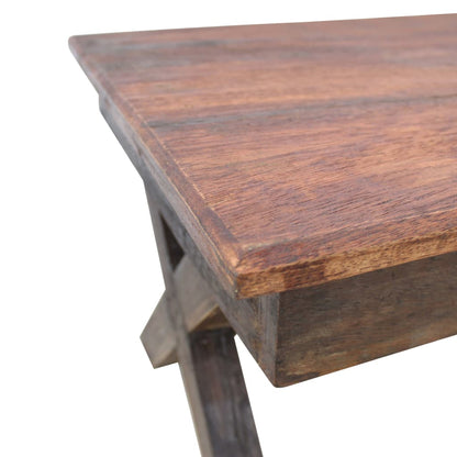 Tavolino in Legno Massello di Recupero Misto 110x60x45 cm