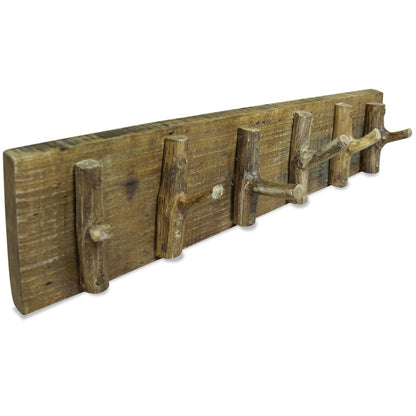 Appendiabiti in Legno di Recupero Misto 60x15 cm