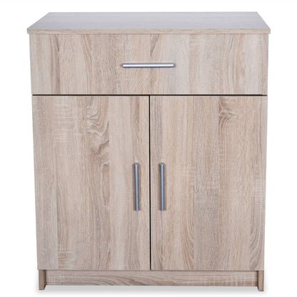 Credenza in Legno Multistrato 71x35x88 cm Rovere