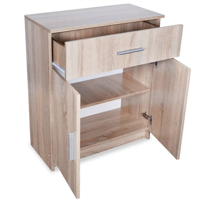 Credenza in Legno Multistrato 71x35x88 cm Rovere