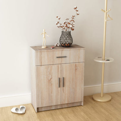 Credenza in Legno Multistrato 71x35x88 cm Rovere