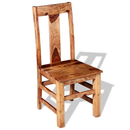 Sedie da Pranzo 4 pz in Legno Massello
