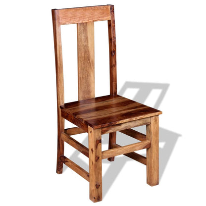 Sedie da Pranzo 4 pz in Legno Massello
