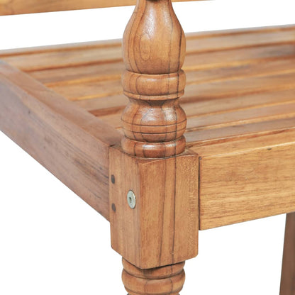 Panchina Batavia con Cuscini 150 cm in Teak