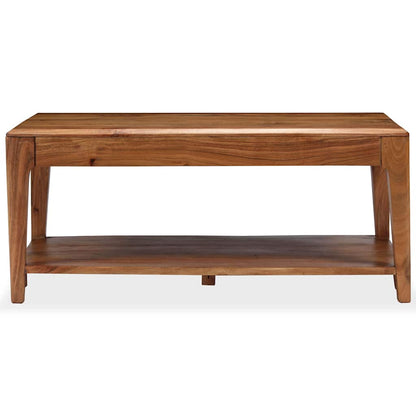 Tavolino da Salotto in Legno Massello 88x50x38 cm