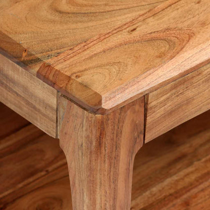Tavolino da Salotto in Legno Massello 88x50x38 cm