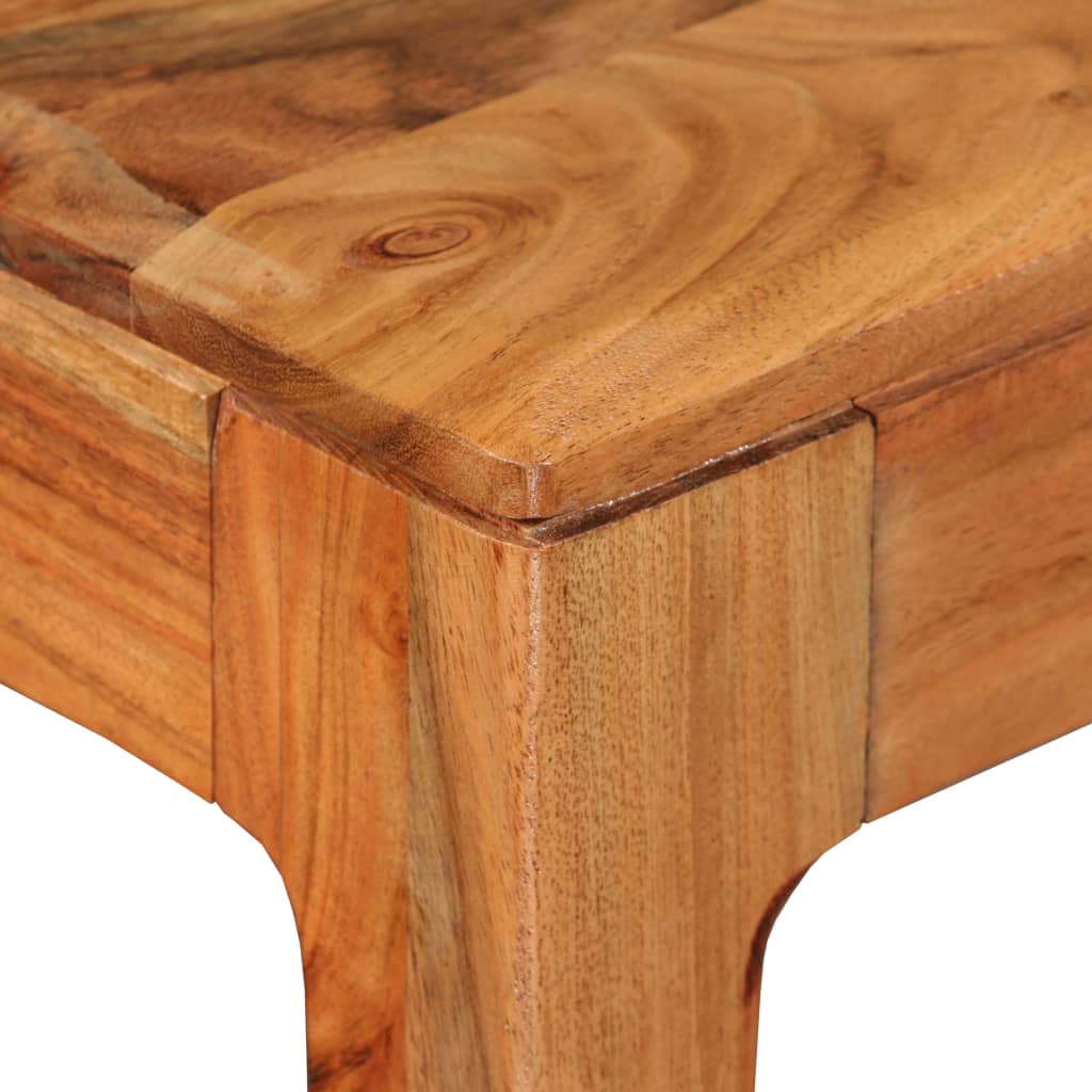 Tavolo da Pranzo in Legno Massello 118x60x76 cm