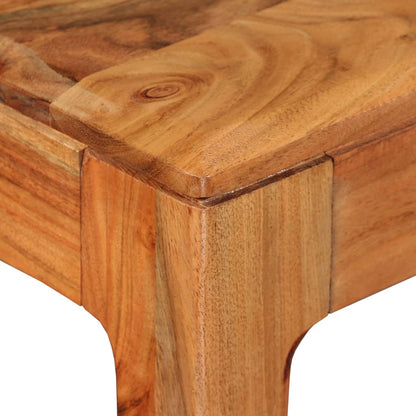 Tavolo da Pranzo in Legno Massello 118x60x76 cm