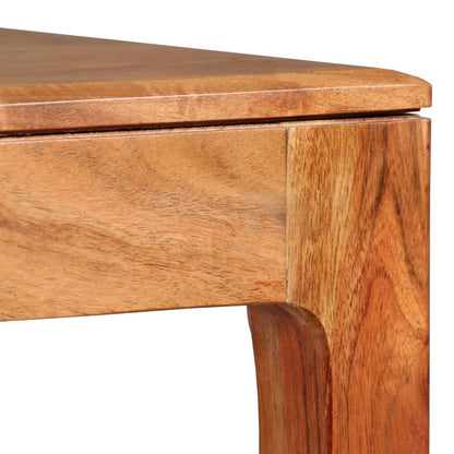 Tavolo da Pranzo in Legno Massello 118x60x76 cm