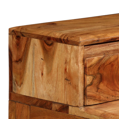 Scrivania con Cassetti in Legno Massello 88x50x90 cm
