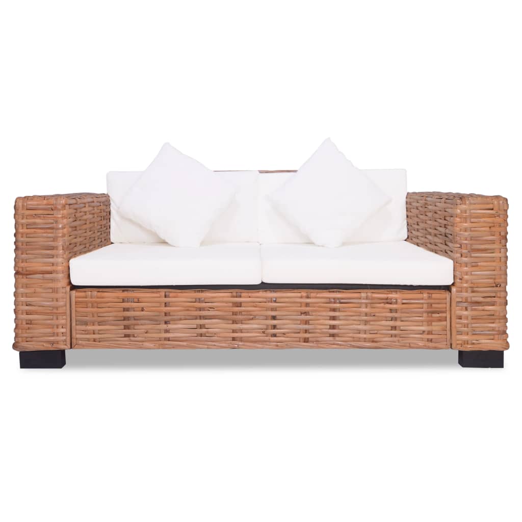 Set Divani 15 pz in Rattan Naturale