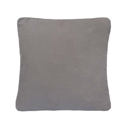 Cuscino da Lanciare Intreccio a cesto con cuscino Grigio Cotone