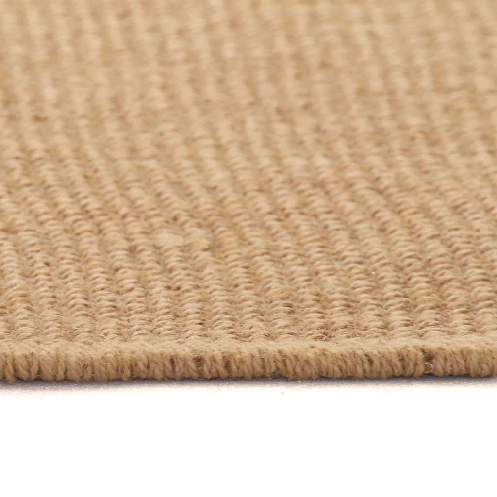 Tappeto di Iuta con Base in Lattice 70x130 cm Naturale