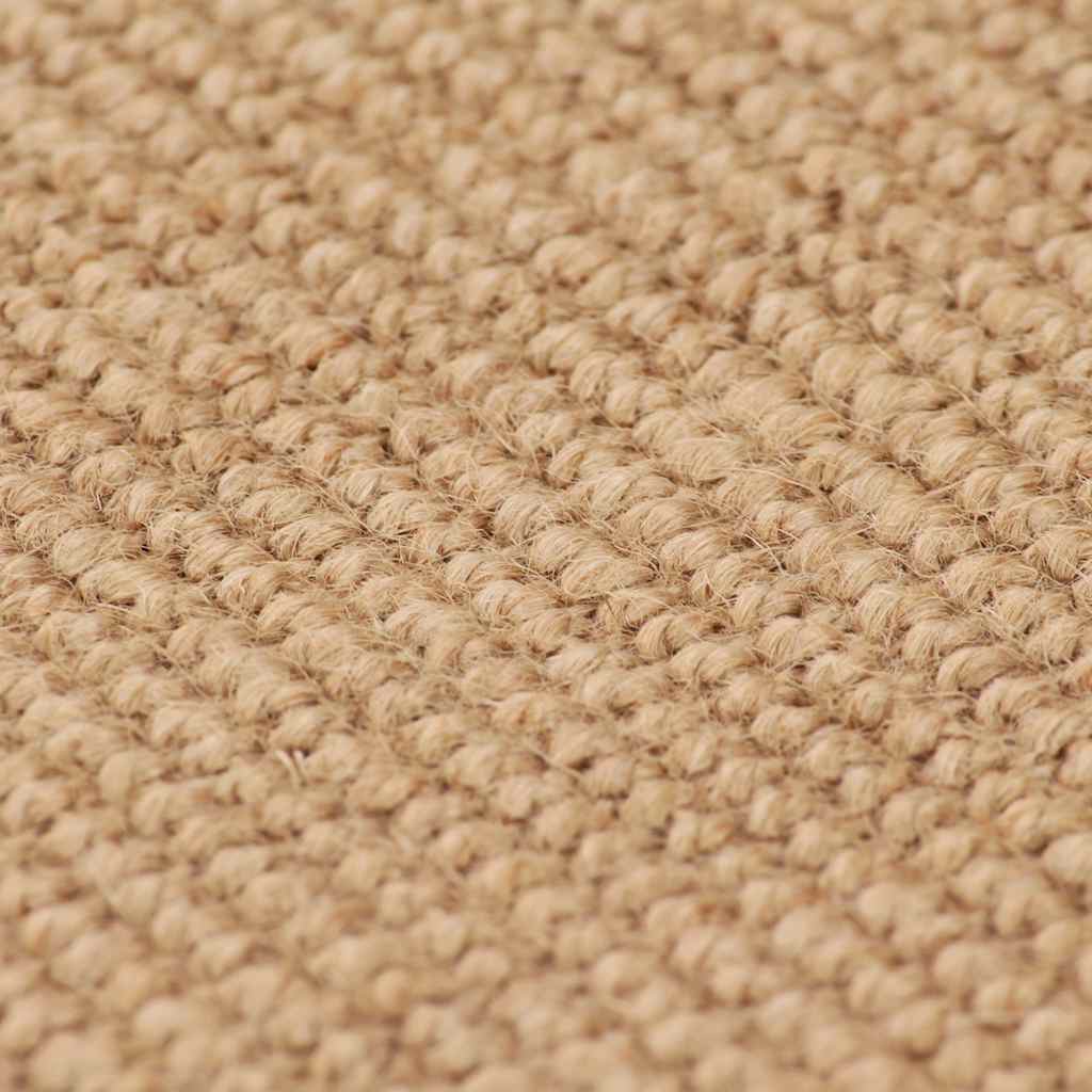 Tappeto di Iuta con Base in Lattice 70x130 cm Naturale