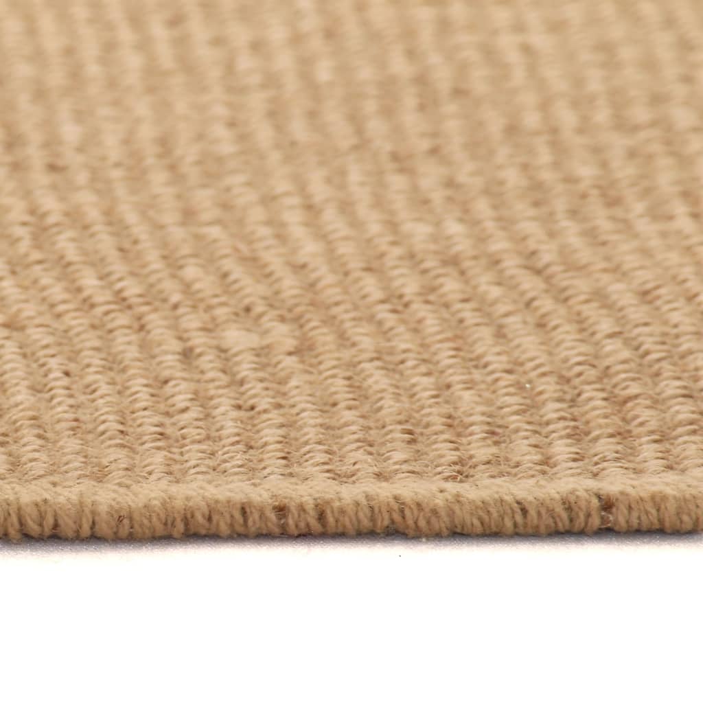 Tappeto di Iuta con Base in Lattice 120x180 cm Naturale
