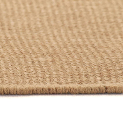 Tappeto di Iuta con Base in Lattice 120x180 cm Naturale