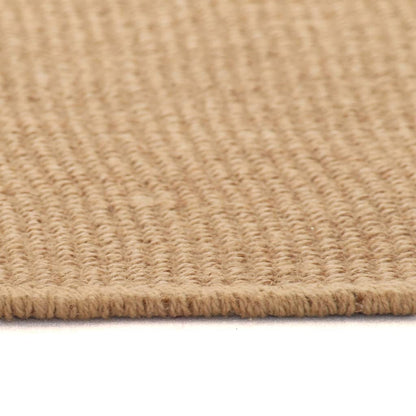 Tappeto di Iuta con Base in Lattice 160x230 cm Naturale