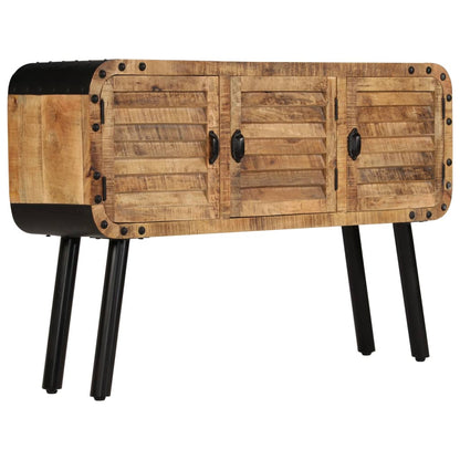 Credenza in Legno Massello di Mango 120x30x76 cm