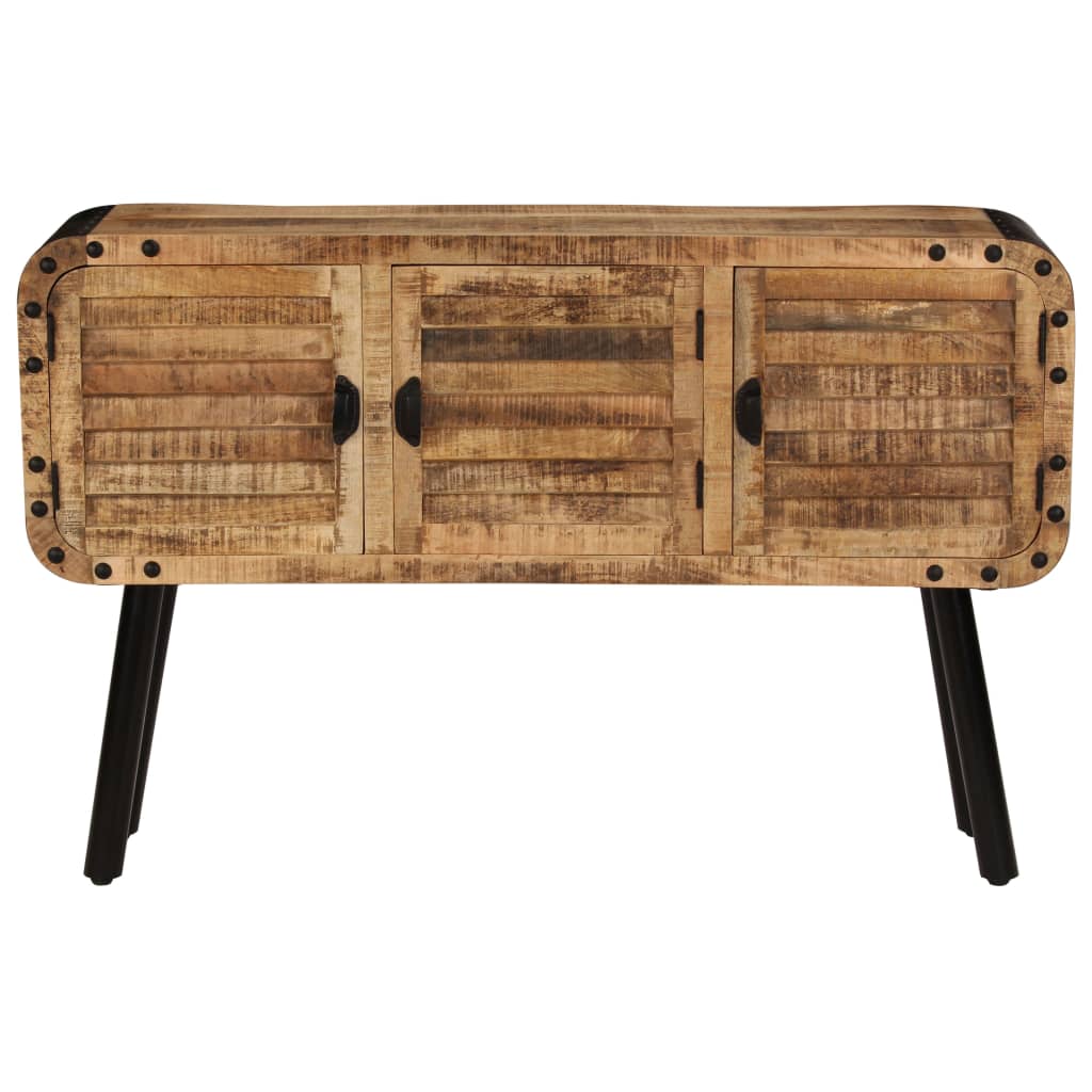 Credenza in Legno Massello di Mango 120x30x76 cm