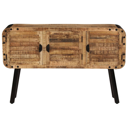 Credenza in Legno Massello di Mango 120x30x76 cm