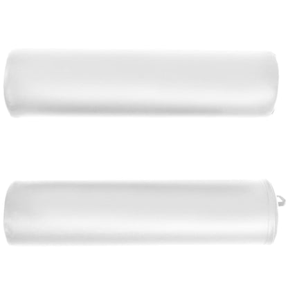 Lettino da Massaggio Spessore 4 cm con 2 Supporti Ovale Bianco