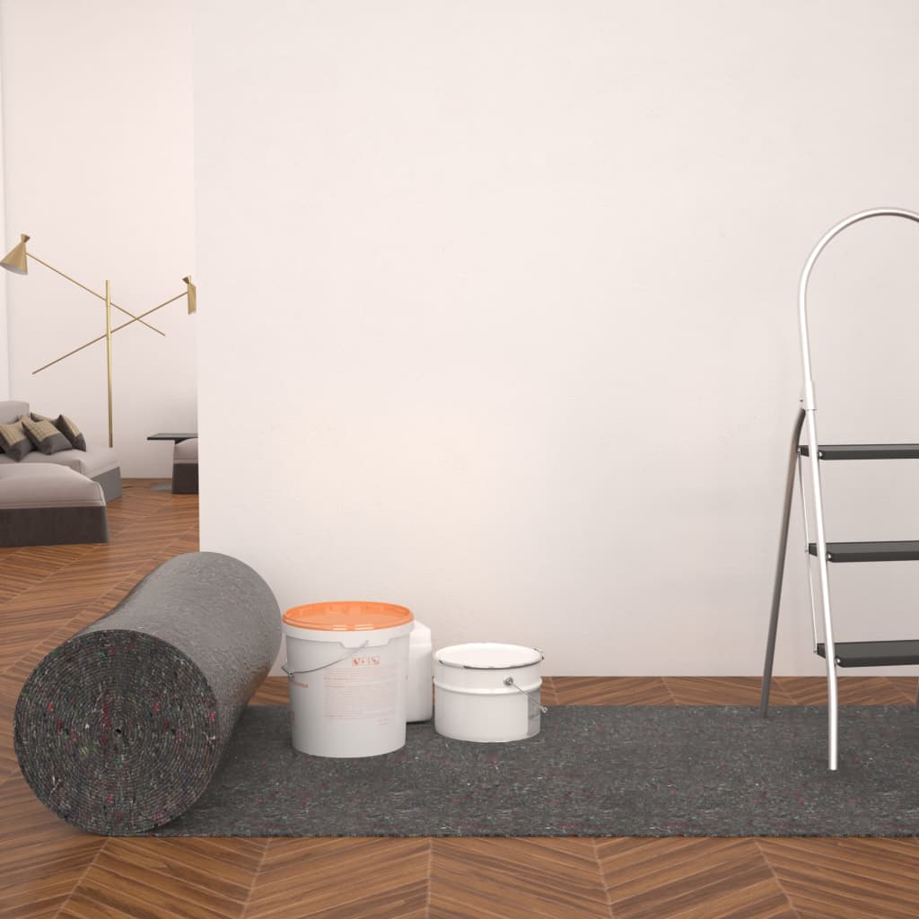 Telo Protettivo per Pittori Antiscivolo 50 m 180 g/mÂ² Grigio