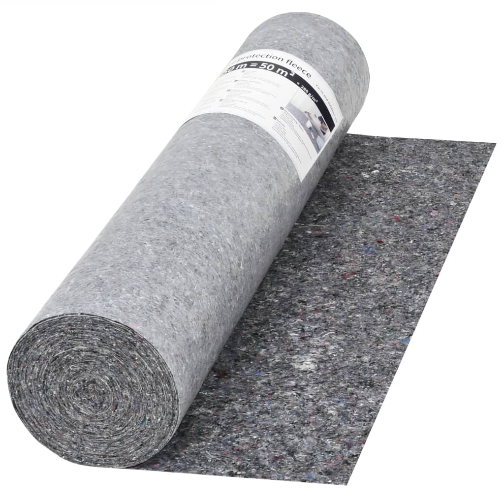 Telo Protettivo per Pittori Antiscivolo 50 m 280 g/mÂ² Grigio
