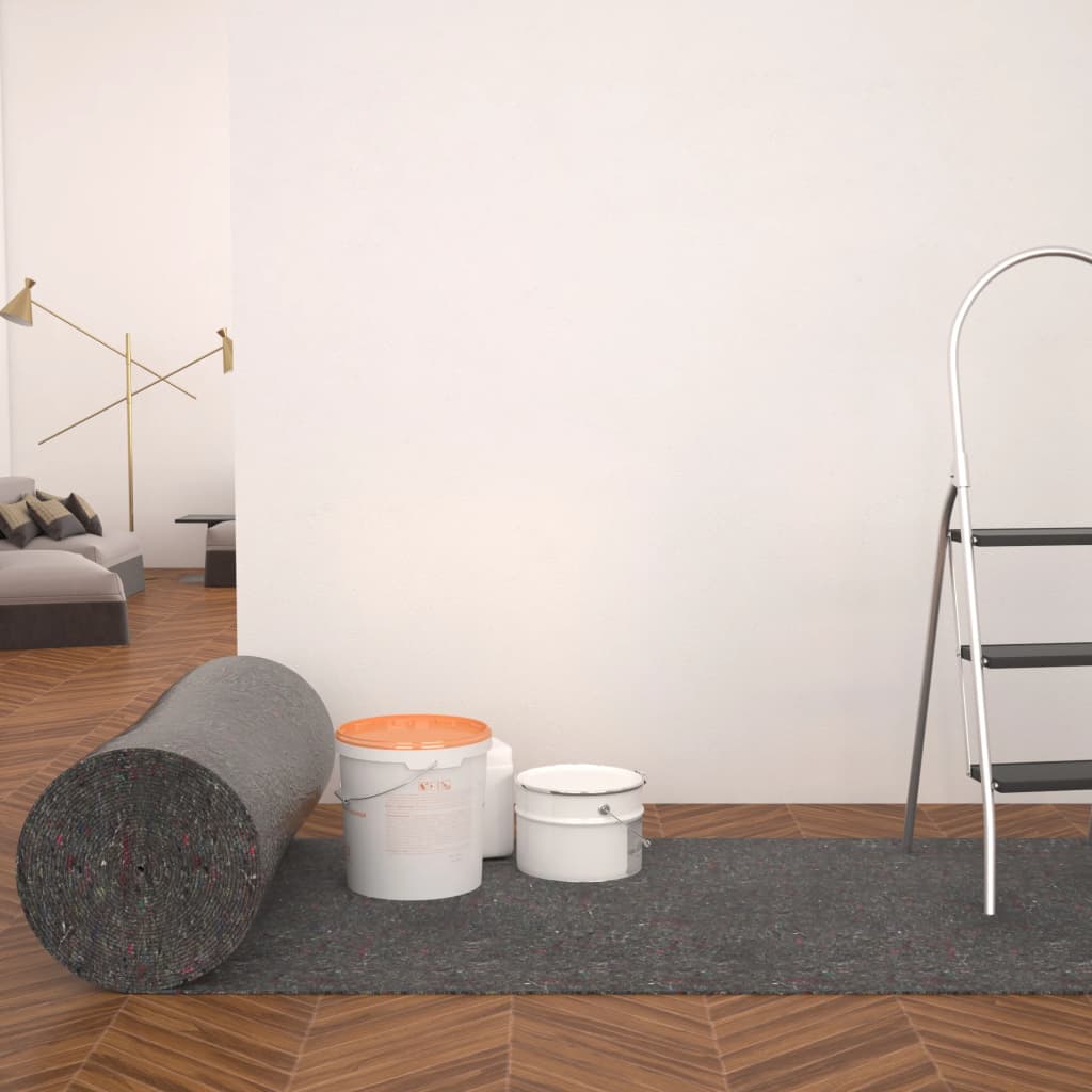Telo Protettivo per Pittori Antiscivolo 50 m 280 g/mÂ² Grigio