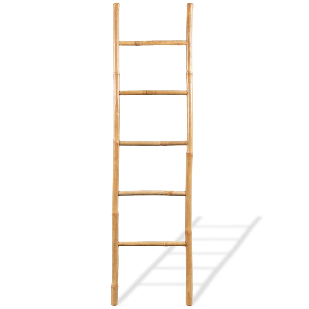Scala Portasciugamani con 5 Pioli in BambÃ¹ 150 cm