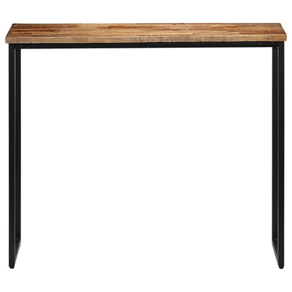 Tavolo Consolle in Legno Massello di Teak 90x30x76 cm