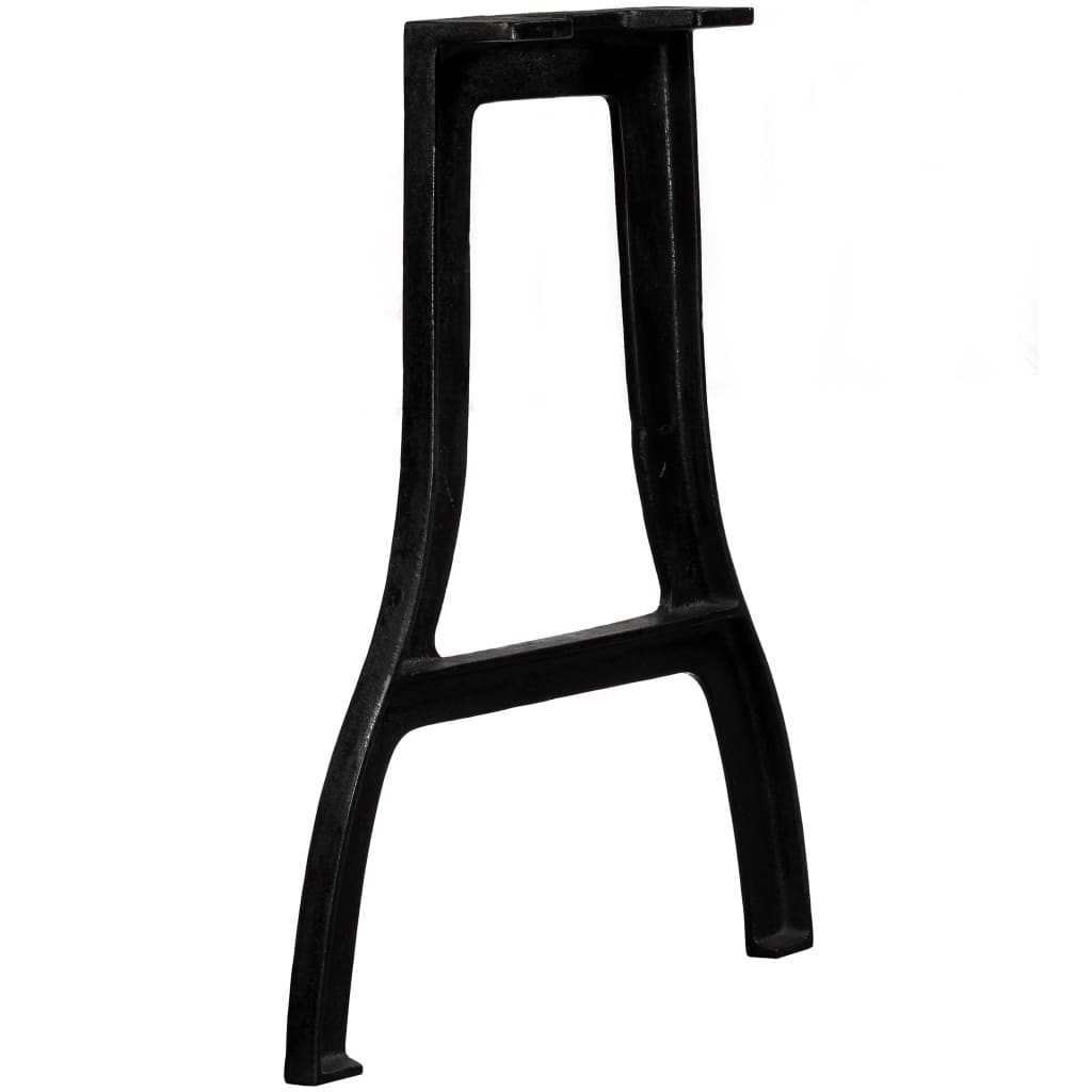 Gambe per Tavolo da Pranzo 2 pz a Forma di A in Ghisa