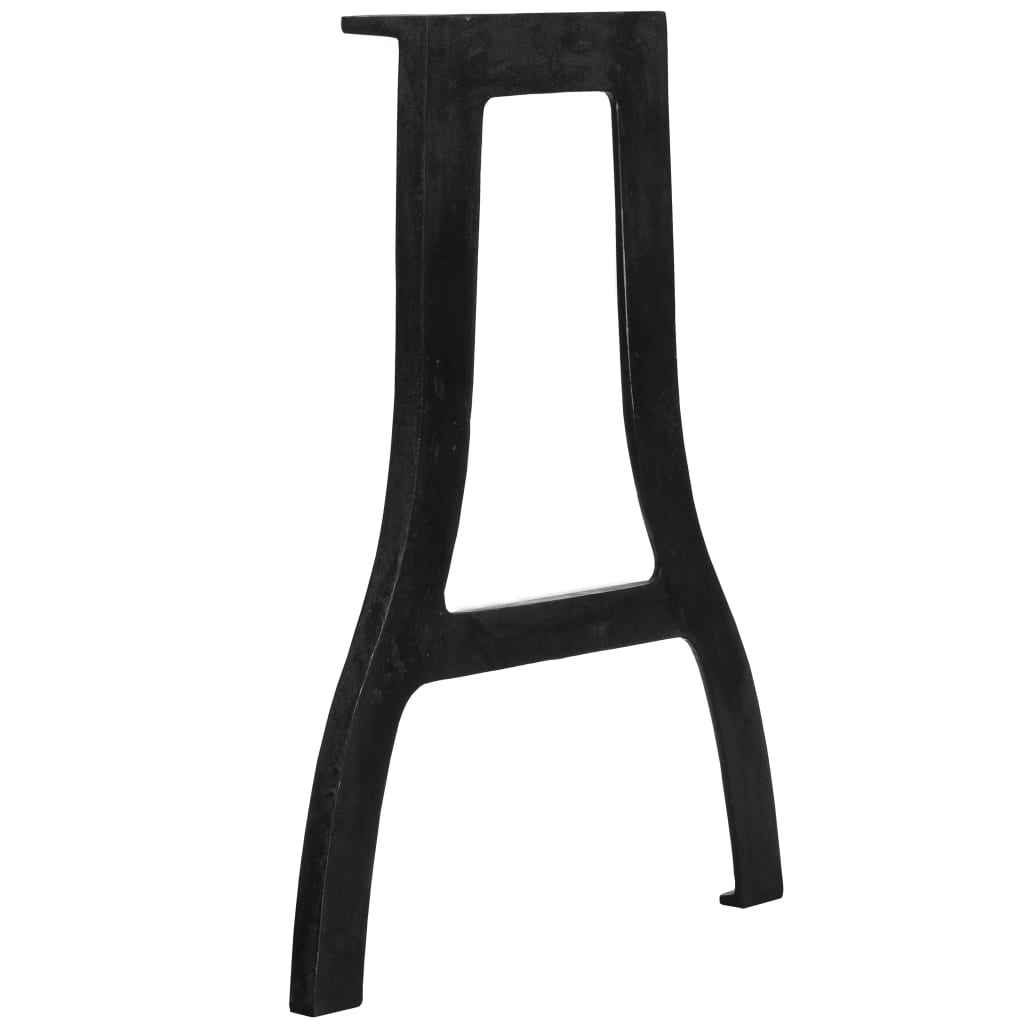 Gambe per Tavolo da Pranzo 2 pz a Forma di A in Ghisa