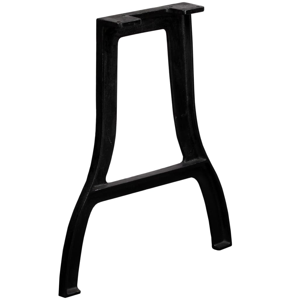 Gambe per Tavolo da Pranzo 2 pz a Forma di A in Ghisa