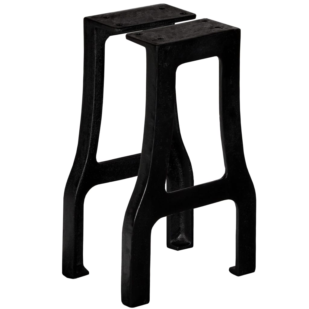 Gambe per Panca 2 pz a Forma di A in Ghisa